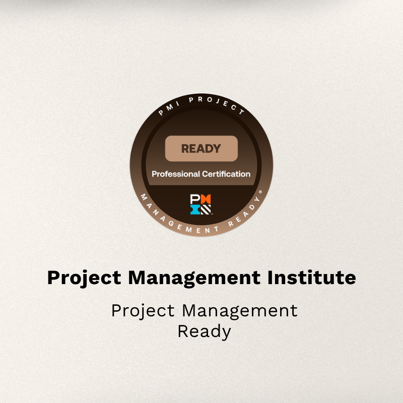 Project Management Ready certification
