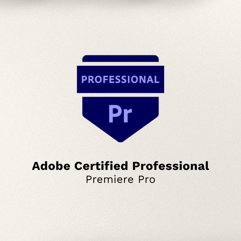 Premiere Pro certification