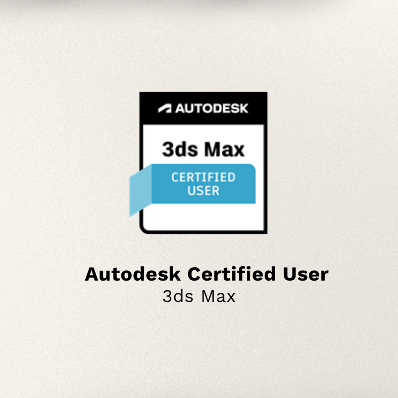 3ds Max certification