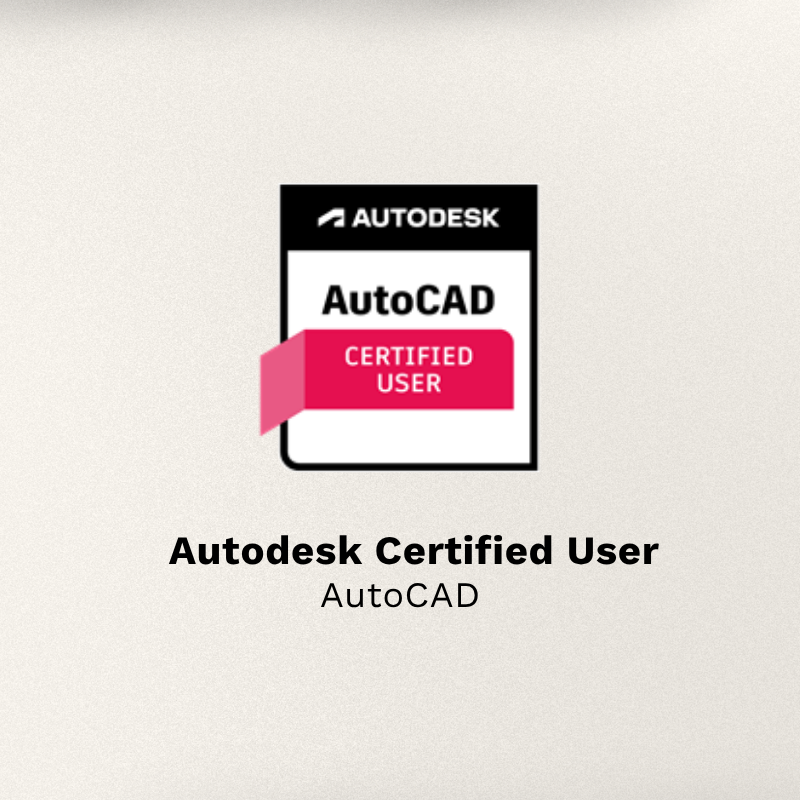 AutoCAD certification