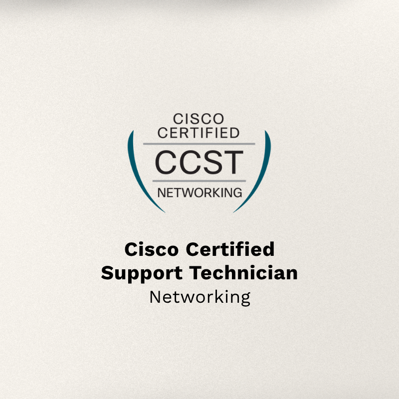 Cisco CST: Networking certification
