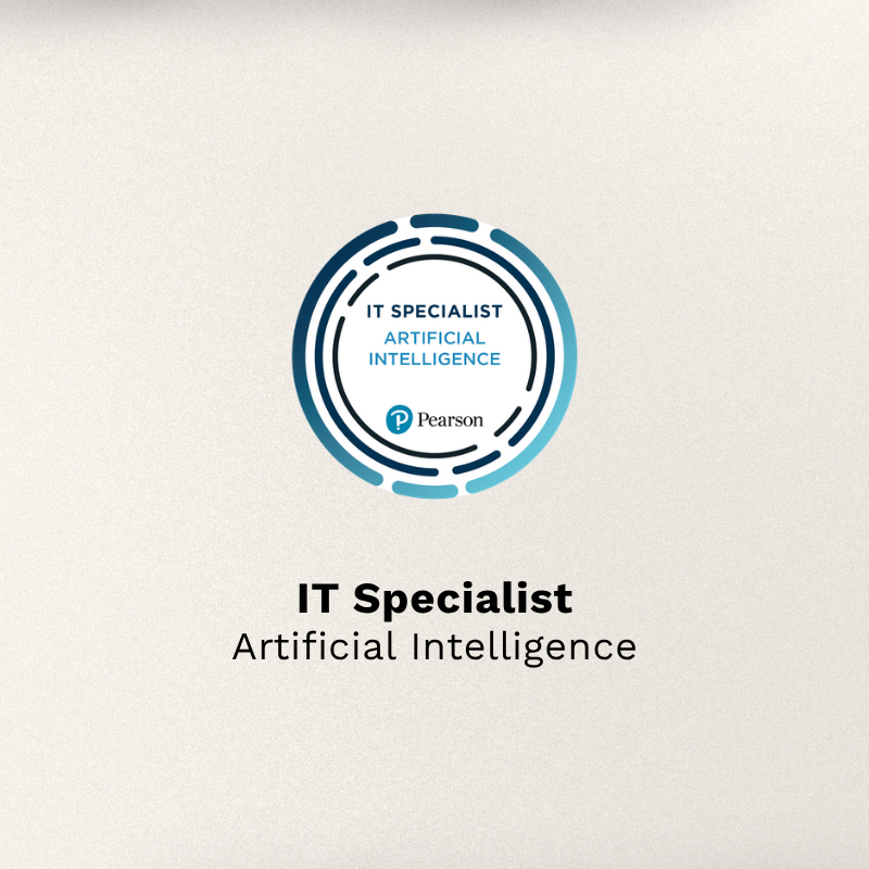 IT Specialist: Artificial Intelligence certification
