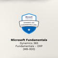 Dynamics 365 Fundamentals - ERP (MB-920)