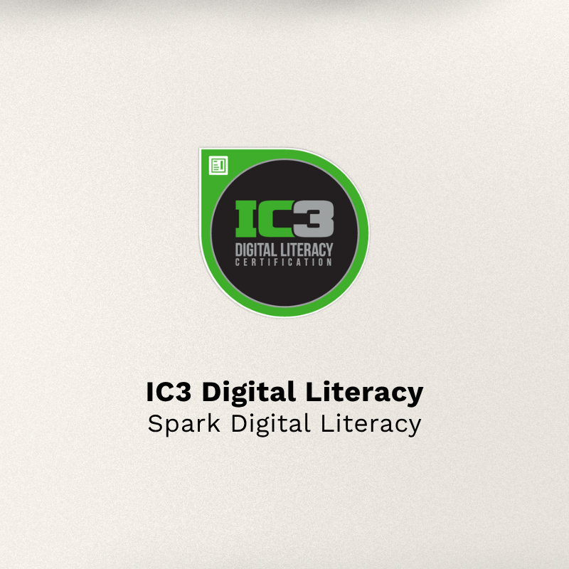 IC3 Spark Digital Literacy certification