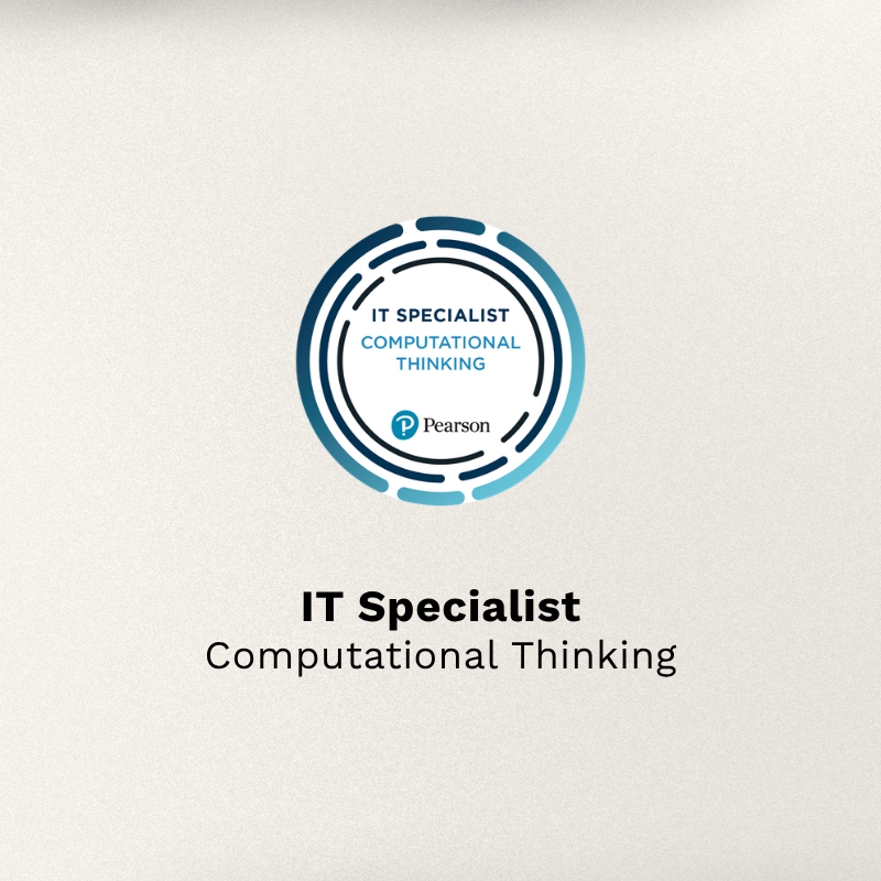 IT Specialist: Computational Thinking certification