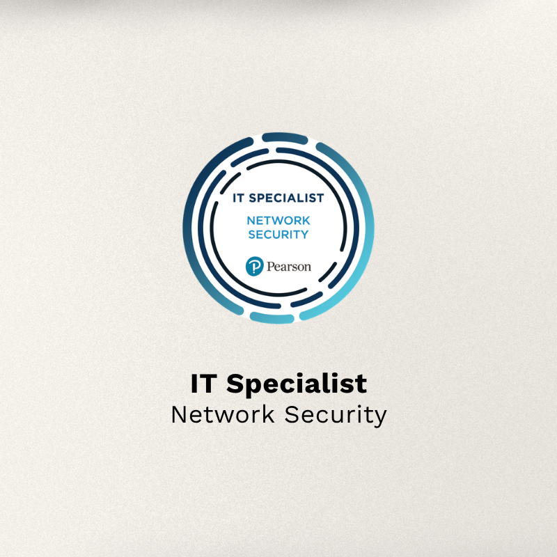 IT Specialist: Network Security certification