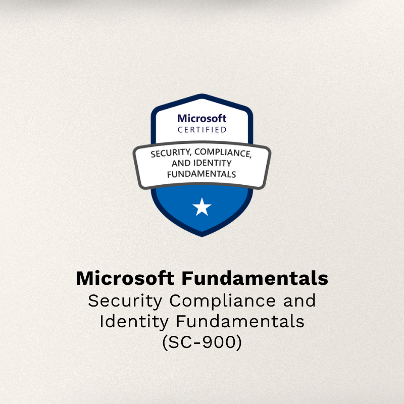 Security Compliance and Identity Fundamentals (SC-900) certification
