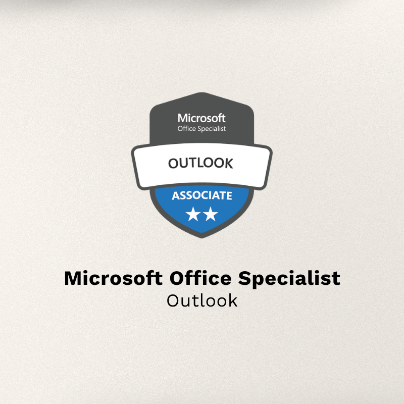 Outlook certification